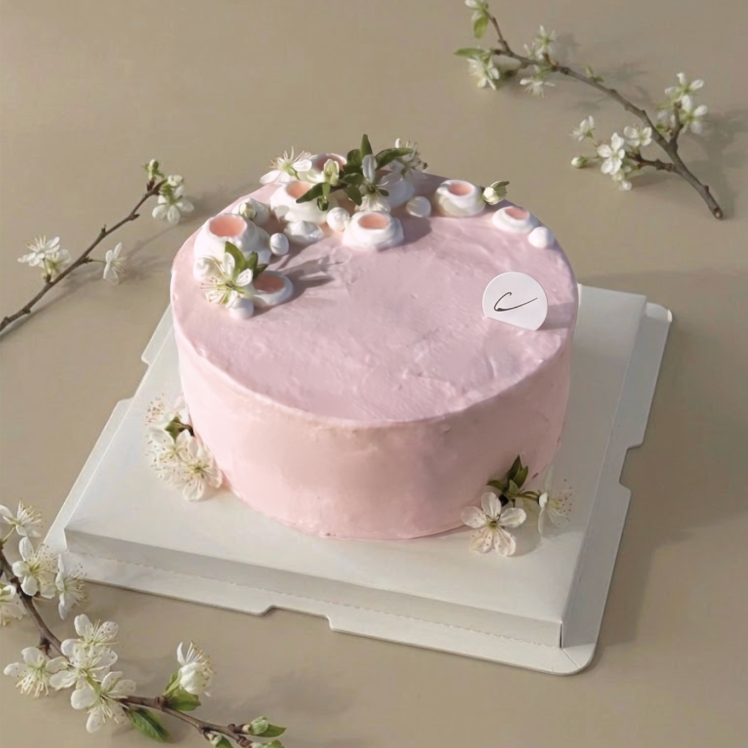 Peach Oolong Cake